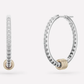 Gilded Sapphire Ombré Hoops