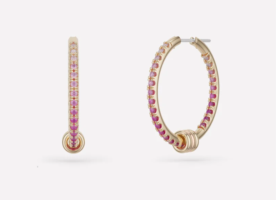 Gilded Sapphire Ombré Hoops