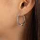 Gilded Sapphire Ombré Hoops
