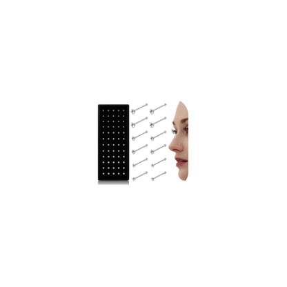 Straight L Shaped Stainless Steel Nose Studs Rings Piercing Body Jewelry 20G-22G 1.5mm 2mm 2.5mm