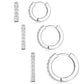 Small Huggie Hoop Earrings Set for Women, Gold Plated Hoops Stacks for Multiple Piercings, Dainty Cute Mini Lightweight Cartilage Studs Trendy Jewelry Gift