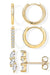 Small Huggie Hoop Earrings Set for Women, Gold Plated Hoops Stacks for Multiple Piercings, Dainty Cute Mini Lightweight Cartilage Studs Trendy Jewelry Gift