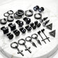 15 Pairs Earrings for Men, Stainless Steel Earrings Stud Kit for Men Women Fashion Piercing Jewelry Cross Dangle Hoop Earrings Set