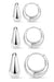 Small Huggie Hoop Earrings Set for Women, Gold Plated Hoops Stacks for Multiple Piercings, Dainty Cute Mini Lightweight Cartilage Studs Trendy Jewelry Gift