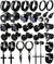 15 Pairs Earrings for Men, Stainless Steel Earrings Stud Kit for Men Women Fashion Piercing Jewelry Cross Dangle Hoop Earrings Set