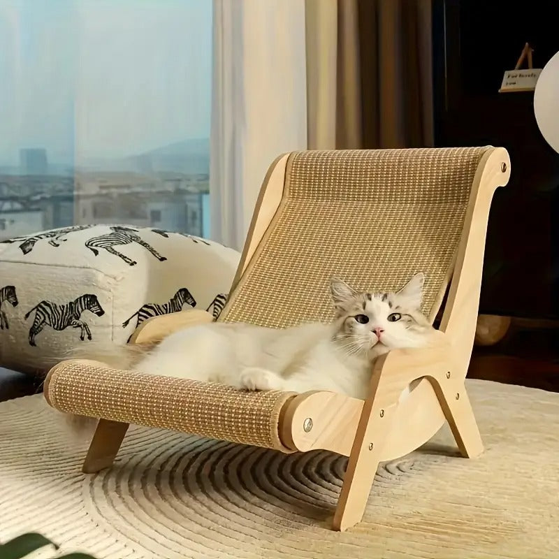 2 in 1 cat hammock scratching post comfortable pet chair - Temu